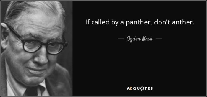 Ogden nash